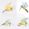 Taobao supply solar simulation hummingbird butterfly store decoration toys Resin handicrafts PVC flying birds Specification image